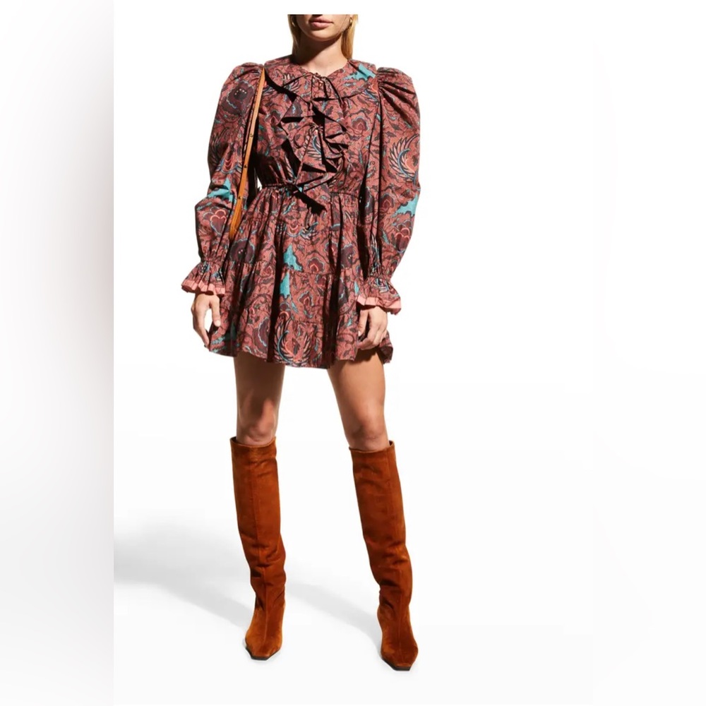 Ulla Johnson Caris Ruffle Mini Dress - Picture 4 of 10